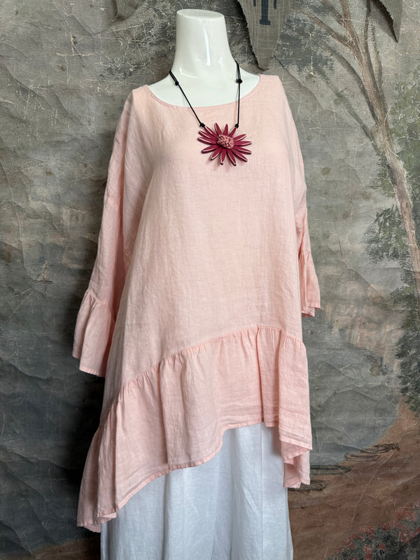 MP-HLT651 Baby Doll Top-Quartz Pink