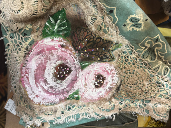 ARB Hand Painted Bandana-Sage