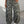 Load image into Gallery viewer, Woman wearing gray camouflage cargo jogger pants with patch pockets and white crop top, casual street style outfit - 7
