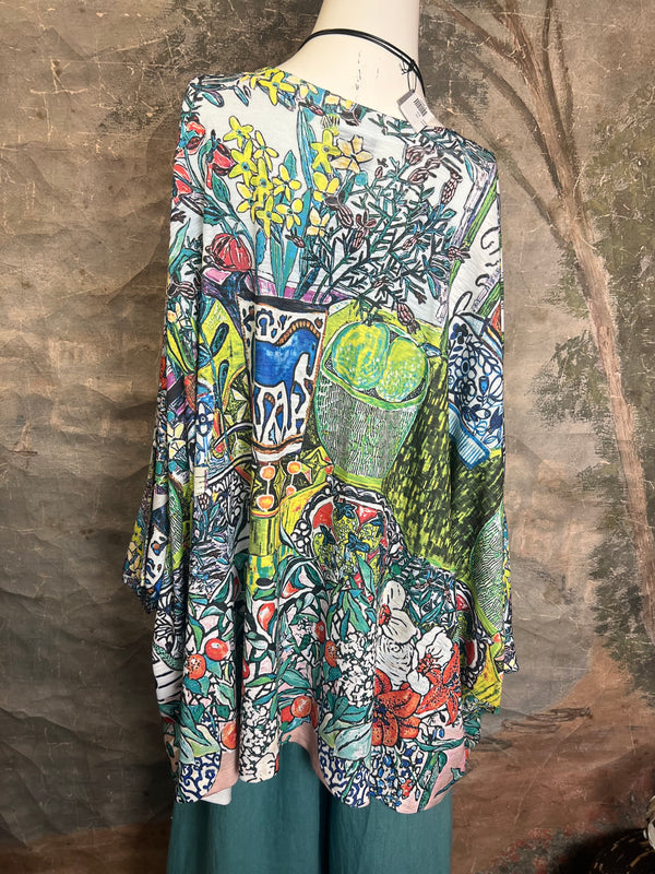 T1369K White Knit Whimsy Top-Spring Has Sprung