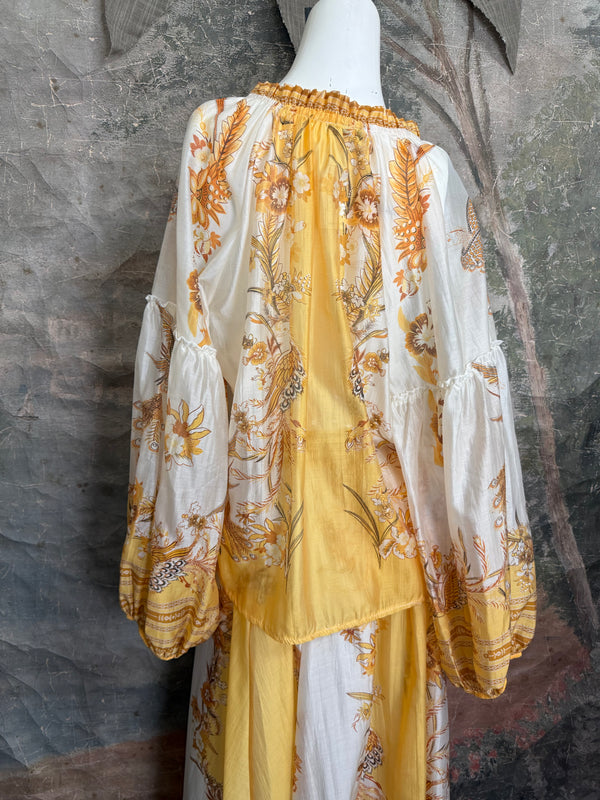 8870 Silk Artisan Blouse