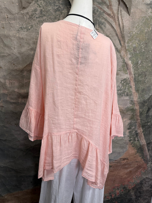MP-HLT651 Baby Doll Top-Quartz Pink