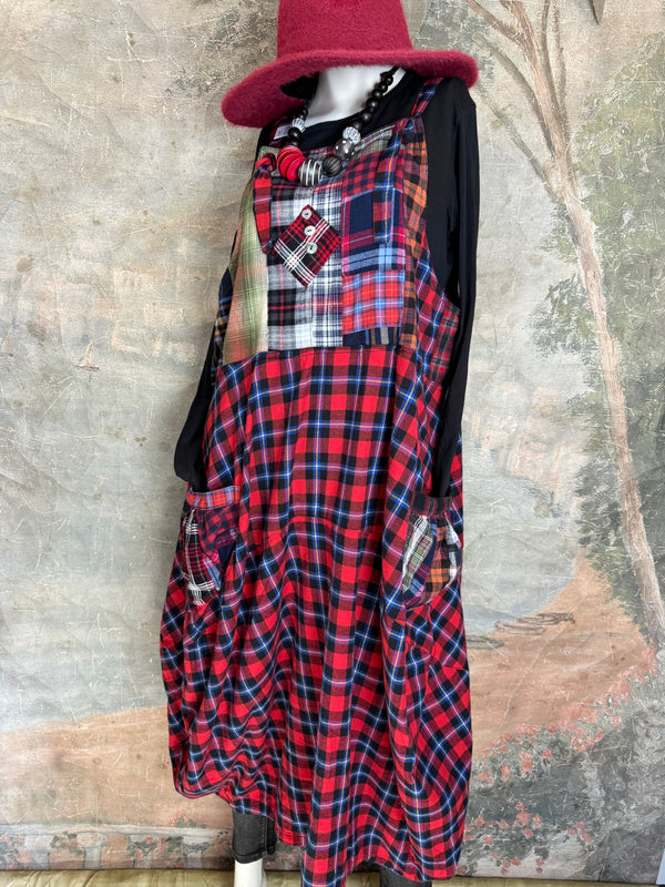 5431 Betty Flannel Jumper Dress-A