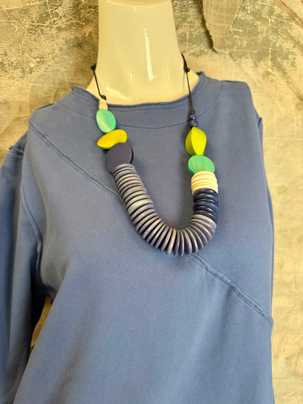 A2996202 L/Slv FE Top-Dark Blue