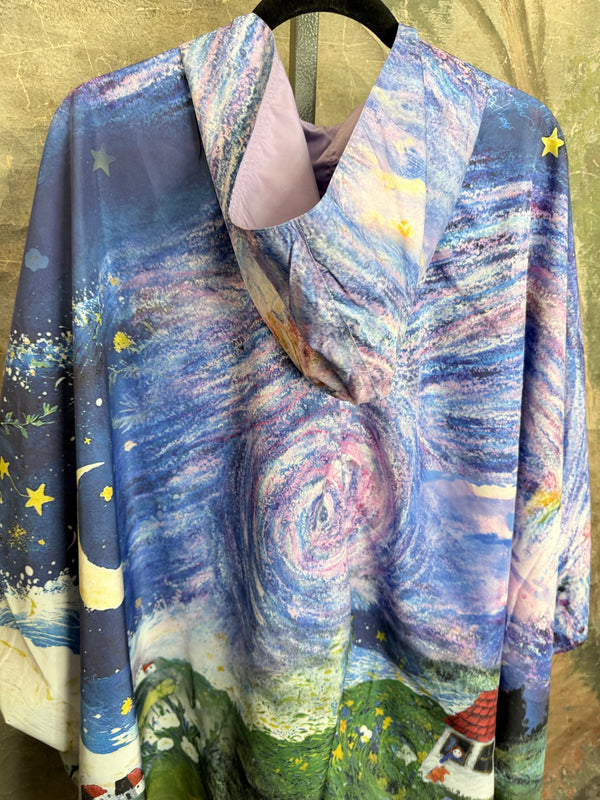 Inoah's Artful 2 Look Raincape-Cats Dream