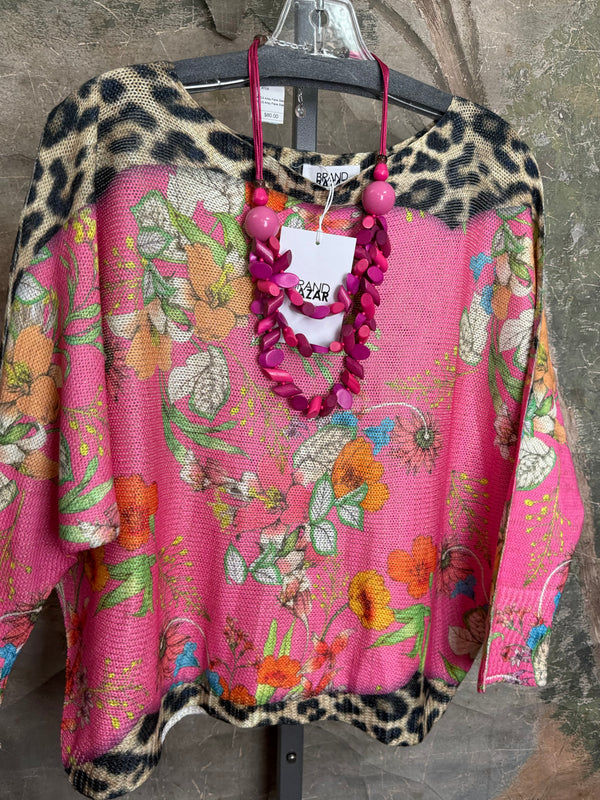 BBZ-033 Summer Sweaters— Cav fuchsia