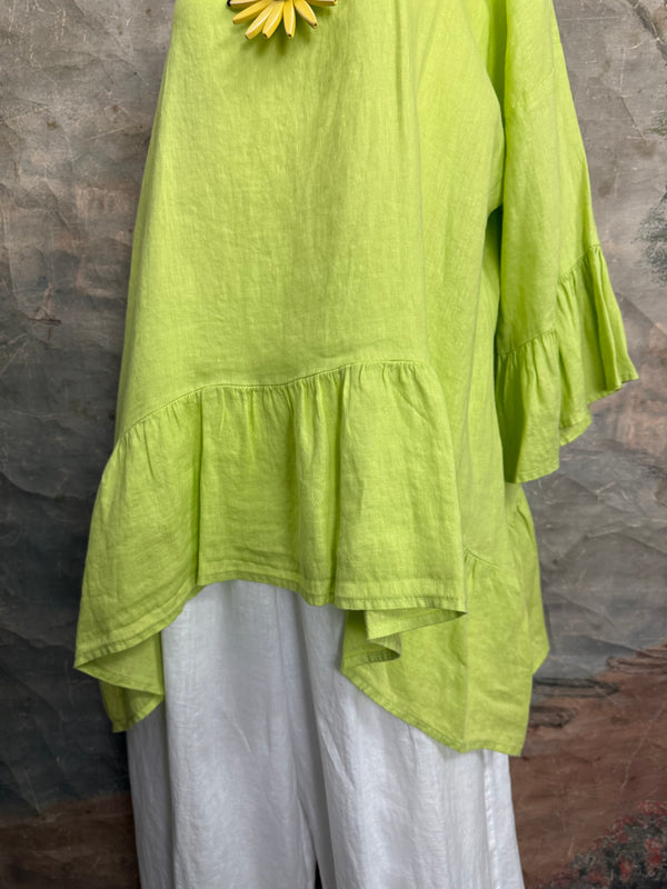 MP-HLT651 Baby Doll Top-Kiwi