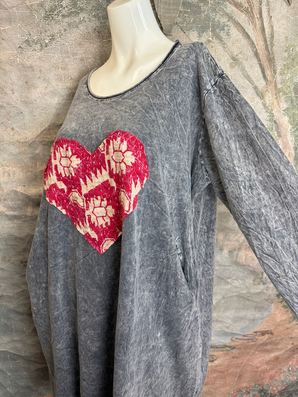 Romance Story T-Shirt Dress-#1