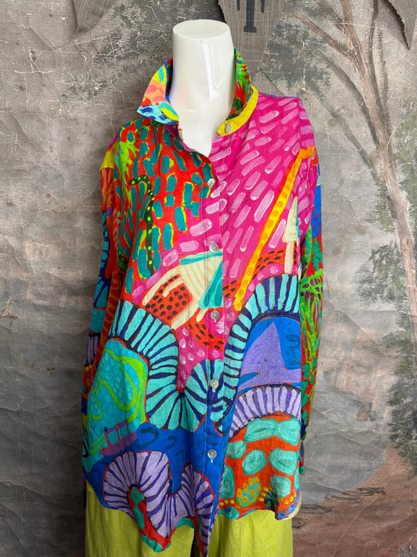 CP-92527 Abstract Blouse