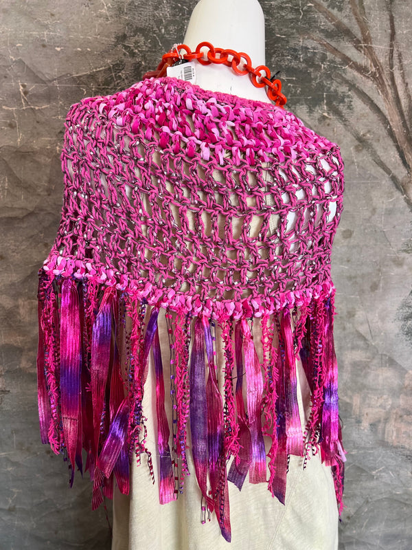0000A Cathi's Artisan Dusters-Pink/Purple Trim