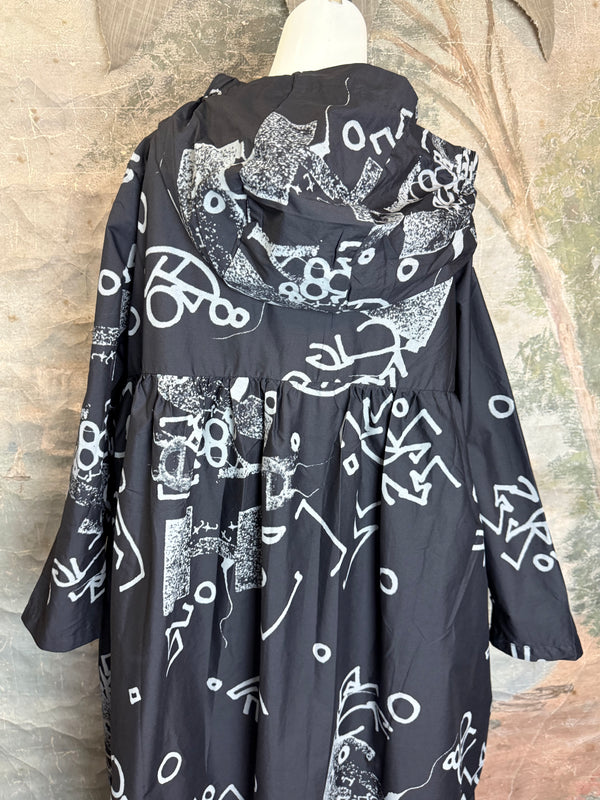 1029 City Scribble Jacket-Gray