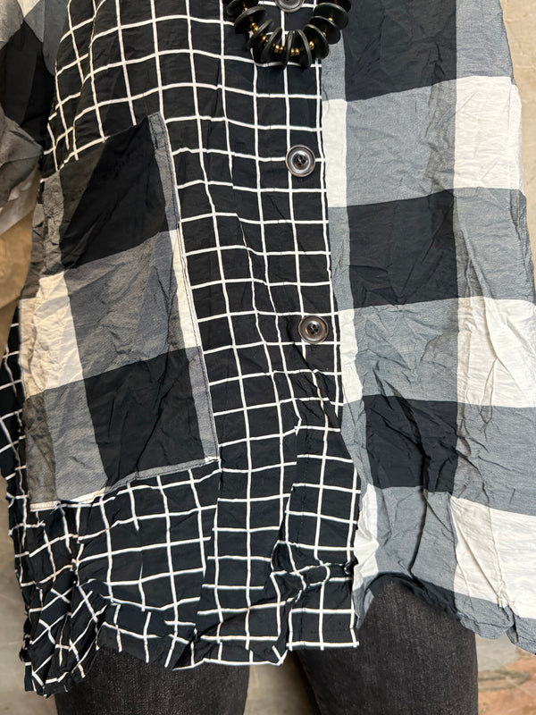 2550 Crushed Plaid Mix Shirt