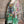 Load image into Gallery viewer, Burnout one size tunic top with whimsical tea party print in green, pink and black with colorful knotted necklace - 5
