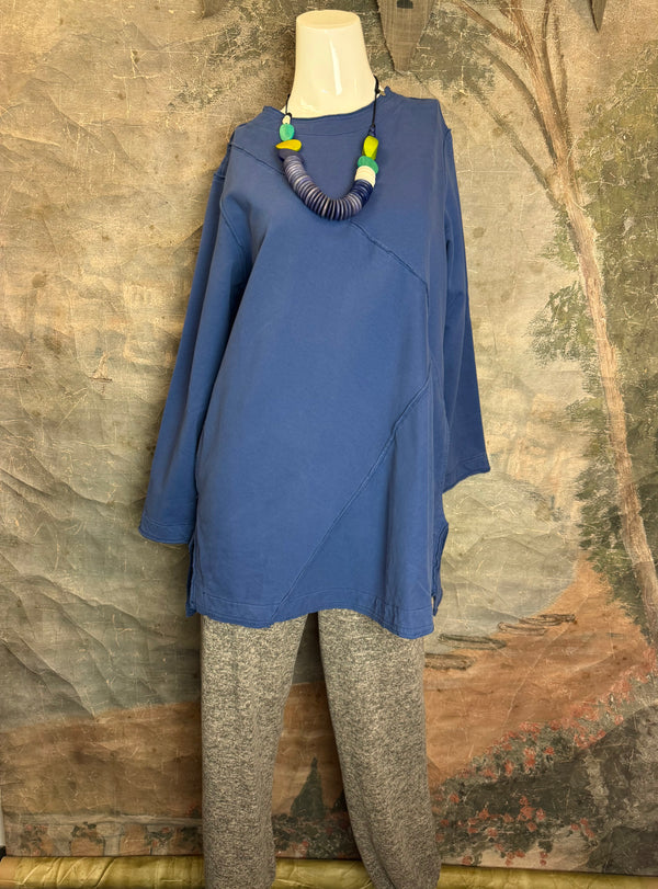 A2996202 L/Slv FE Top-Dark Blue