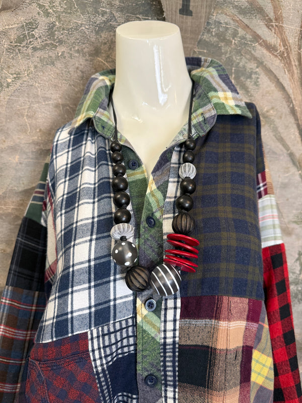 5620 Flannel PW BF Shirt- PW A