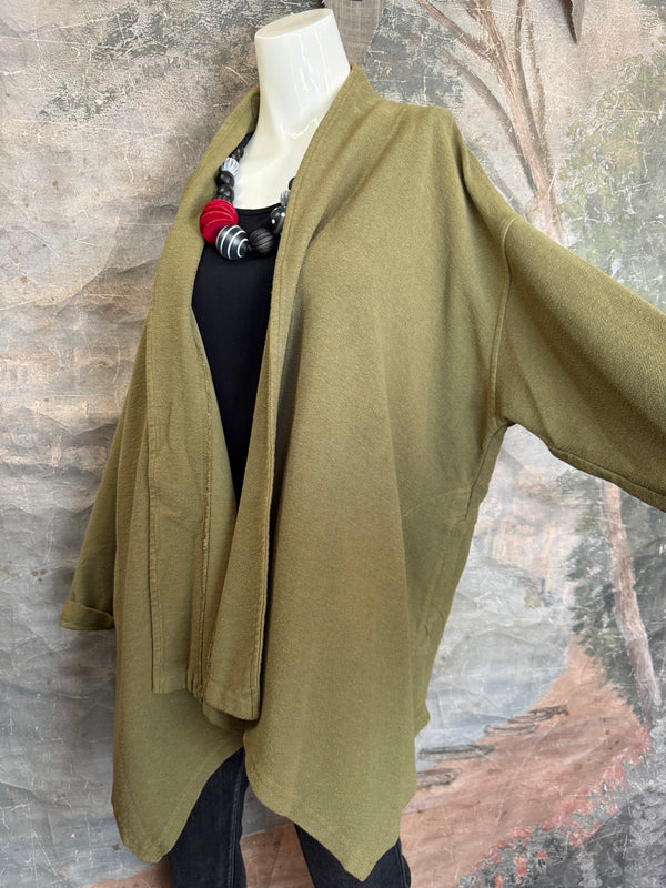 833-3184 Flare Cardi Coat