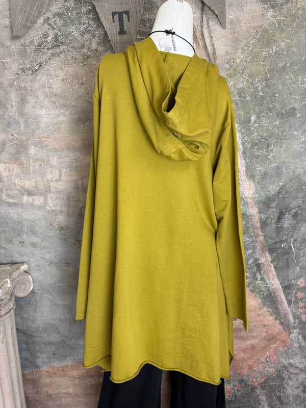 1231-62 Laser Pullover Hoodie-olive/Kiwi