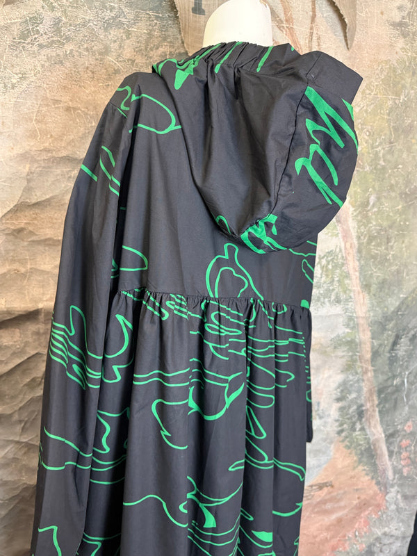 1029 City Scribble Jacket-Green