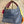 Load image into Gallery viewer, Soruka Agatha navy blue recycled leather crossbody bag with burgundy handle and orange lining, Barcelona handcrafted - 17
