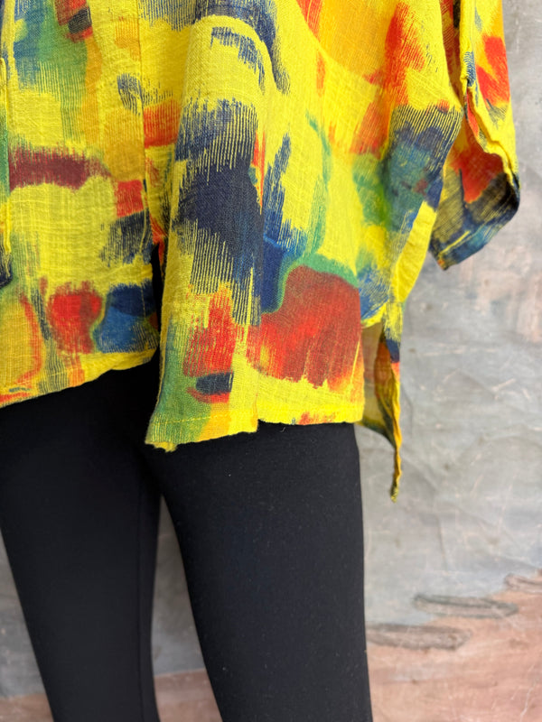 Z6653 Painters Top-Lemon