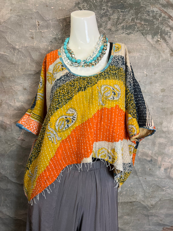 Renew Vintage Kantha Tops-10