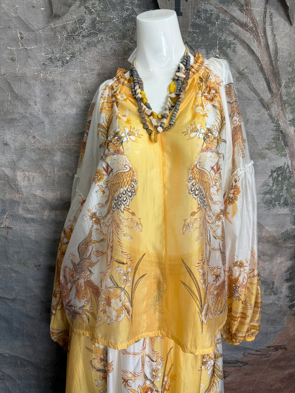 8870 Silk Artisan Blouse