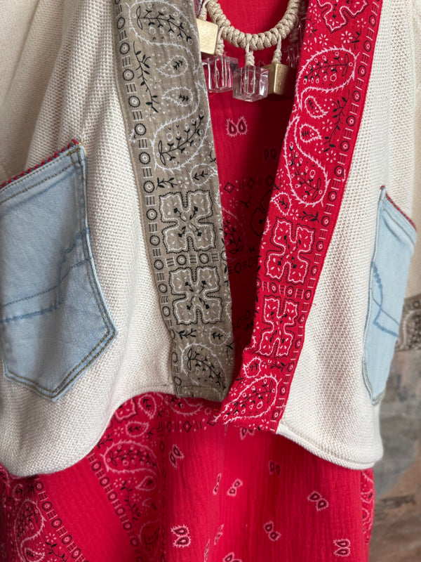 5771 Bandana Cardigan