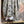 Load image into Gallery viewer, Grey combo floral batik print maxi dress with colorful beaded necklace displayed on hanger, boho boutique style DYM62523 - 9

