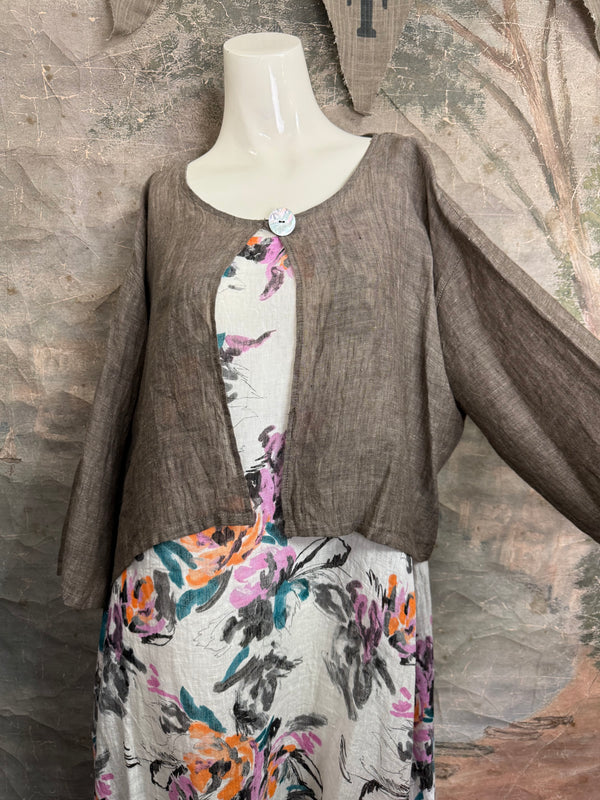 MP-MT348 Bolero With Button-Mud