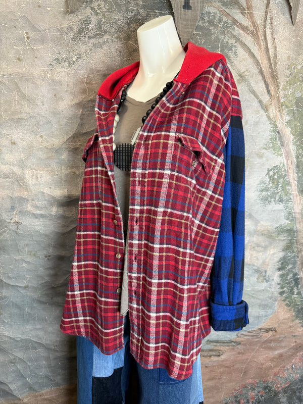 0003G PW Mix-Match Flannel Jacket-#6