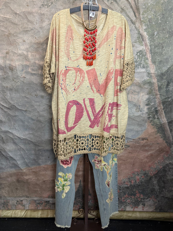 A26 Art-To-Wear LOVE Poem Shirt