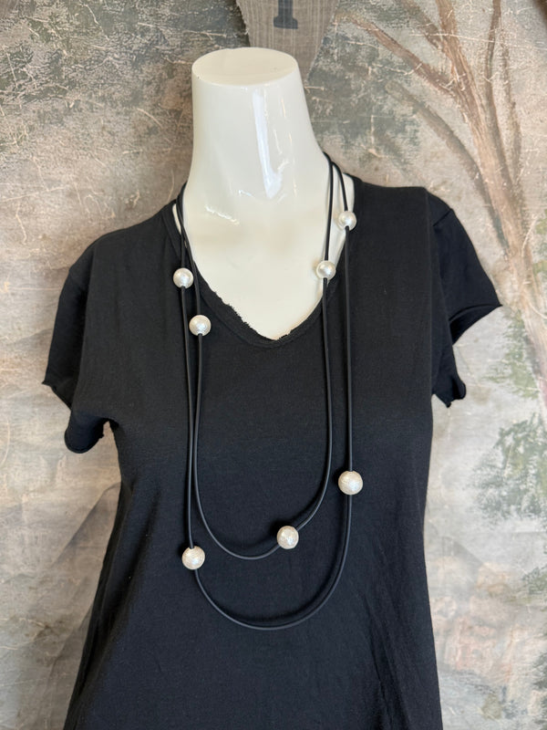 258 Lariat Beaded Necklace