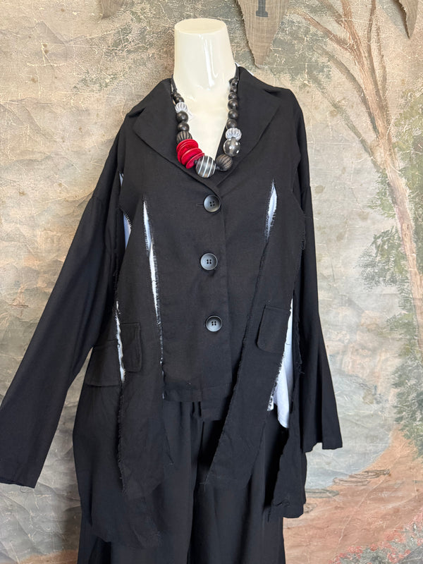 68581 Jacket Blazer W/Trim