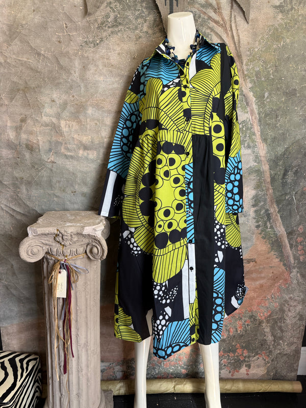 2855 Poplin Shirtdress