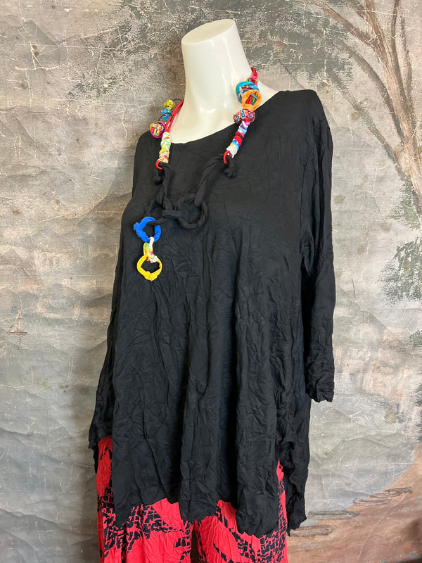 CV-4145 Juliette Top-Black