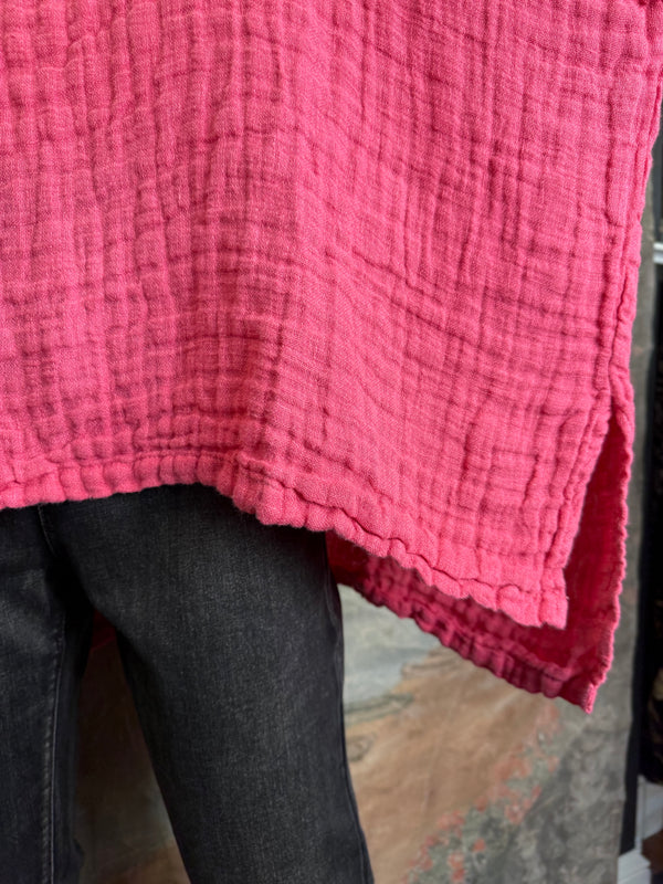 PW8815 We The Free Pucker Tunic-Lilac Purple