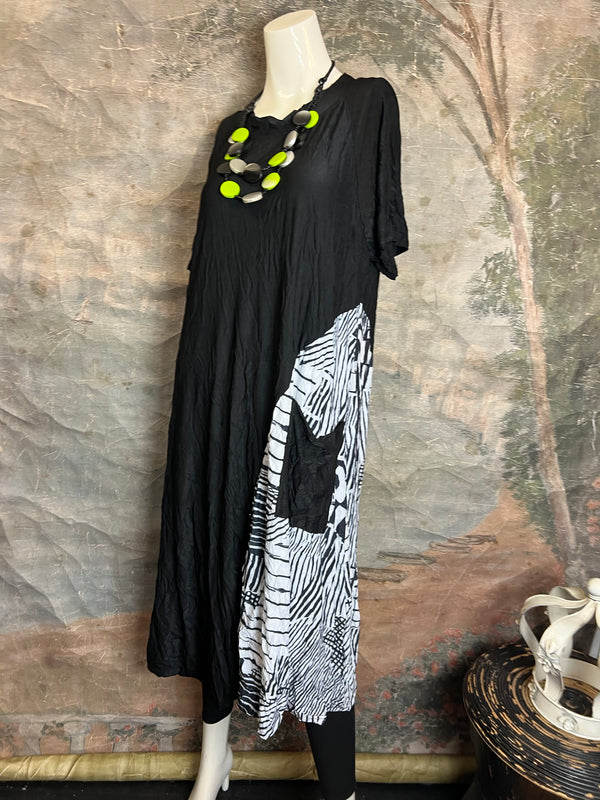 25072 Euro Crush Mixed Dress