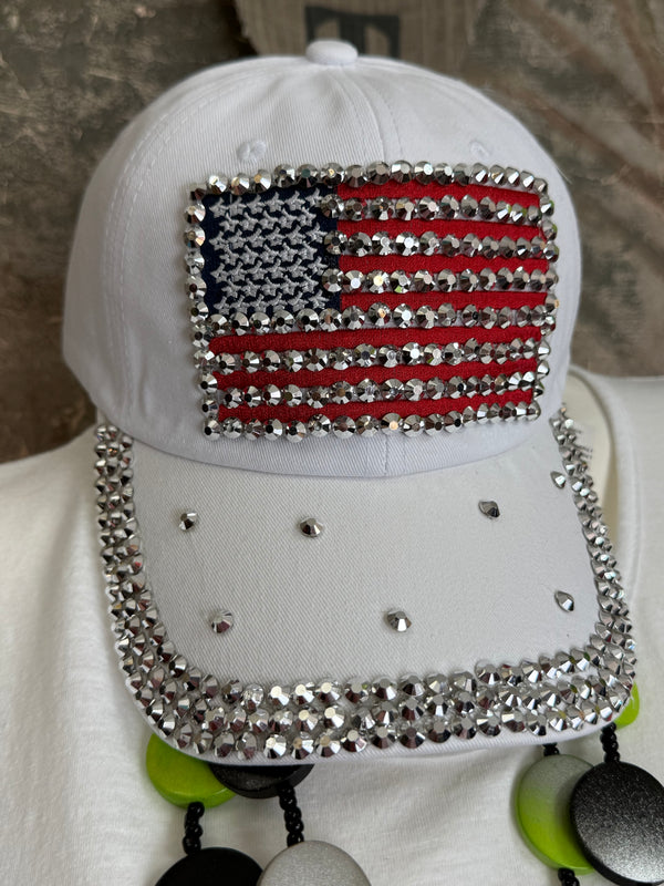 HT277 Embellished Denim BB Cap