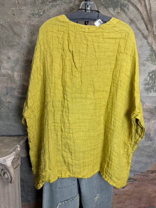 PW8815 We The Free Pucker Tunic-Lime