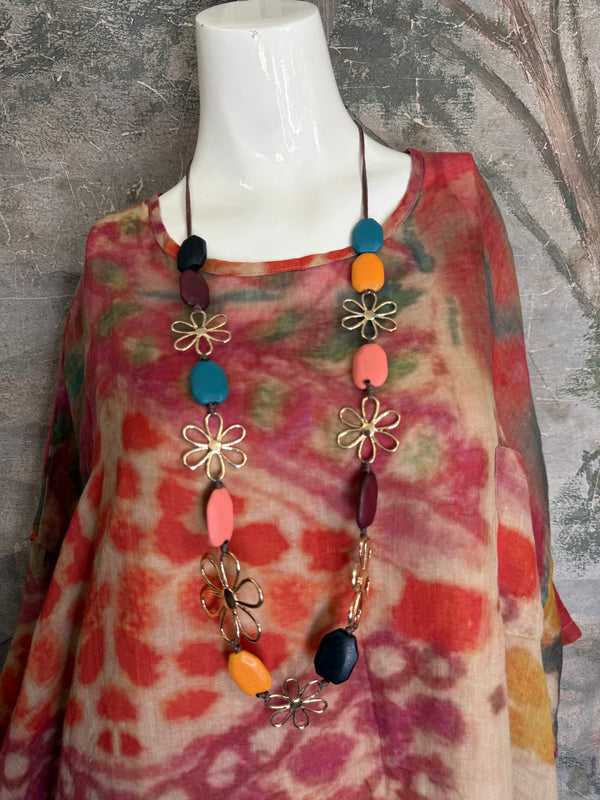 6113PW Santa Maria Tunic Dress