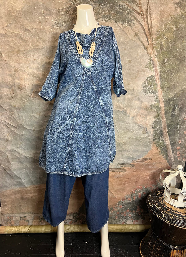 RS861A Denim Geneva Tunic