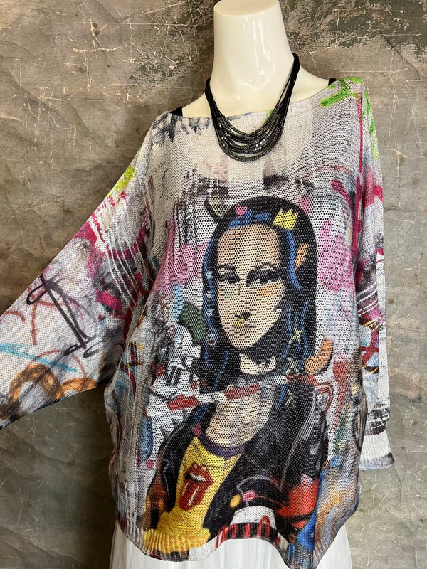 22024 Mona Lisa Remix Sweater