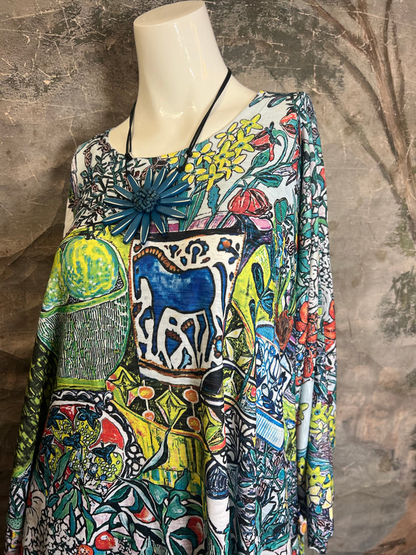 T1369K White Knit Whimsy Top-Spring Has Sprung