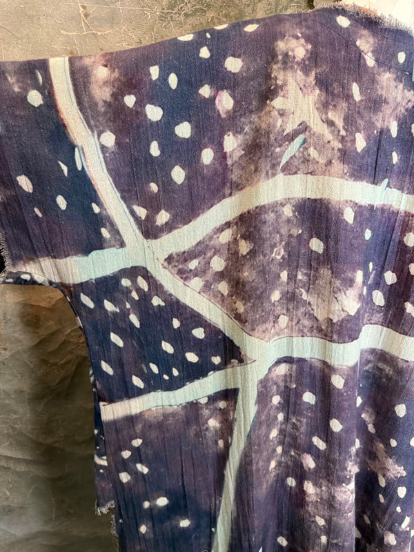 782 High Low Linen Tunic Top-NAVY/MOON