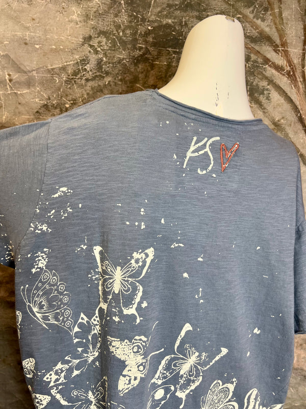 KREC42 Sariah Tee-Gunmetal