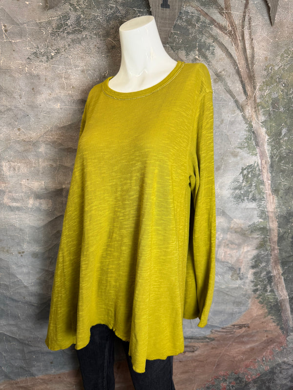 1050-88 Cotton Knit Angel Tee-KIWI