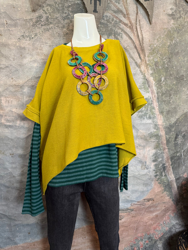 8300-3061 Pullover Vest Topper-Chartreuse