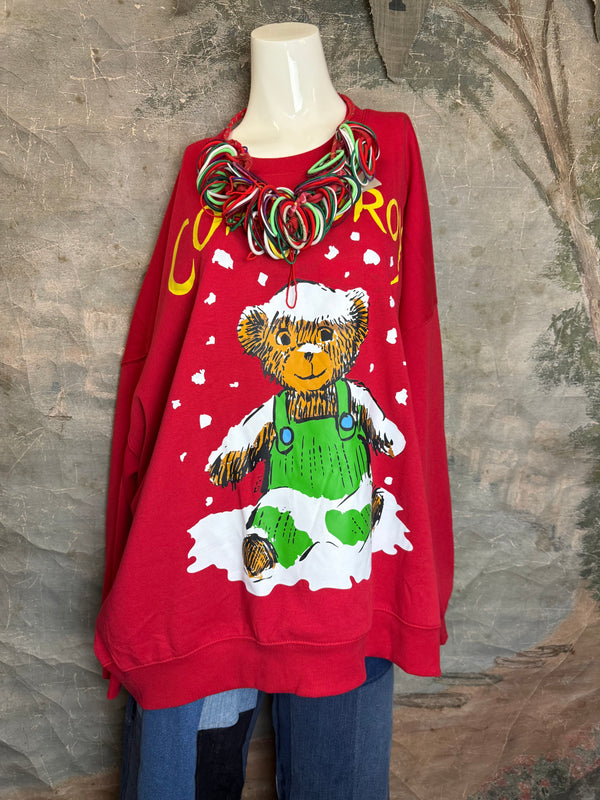 Corduroy Bear X-Mas Sweatshirt