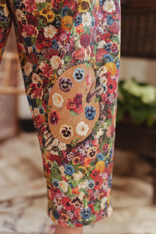 MOTS Linen Crop Artist Pant-Art of life