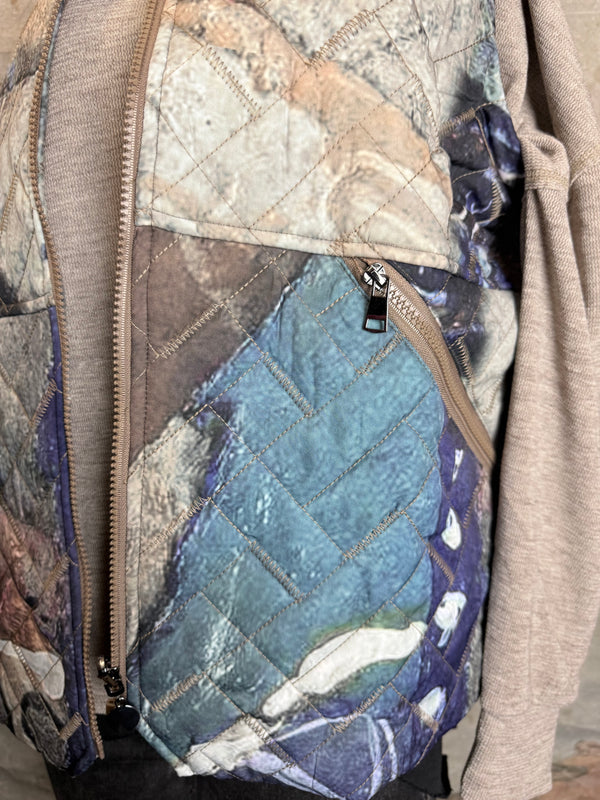 25722 Double Zip Puffer Vest